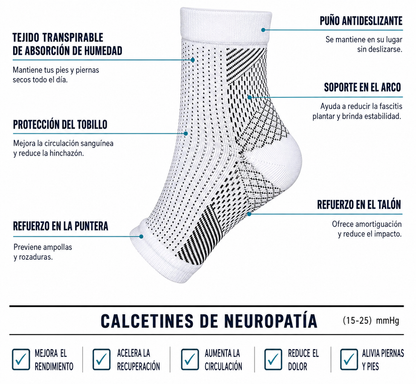 Medias de Neurocompresión – Alivio y Circulación para tus Piernas - Antiguo