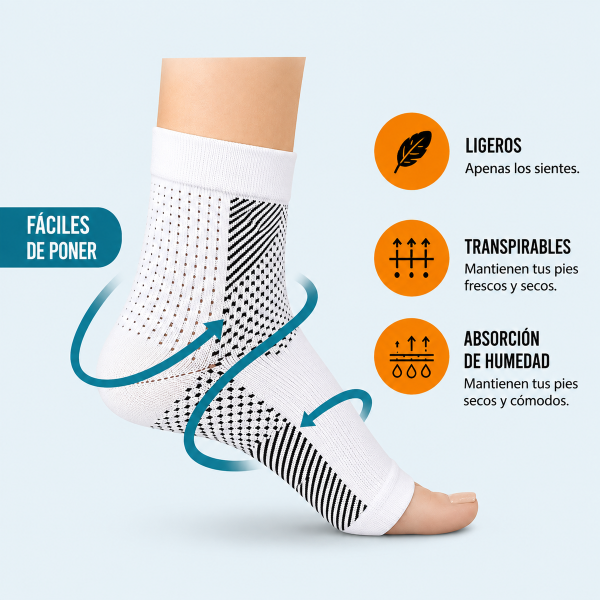Medias de Neurocompresión – Alivio y Circulación para tus Piernas - Antiguo